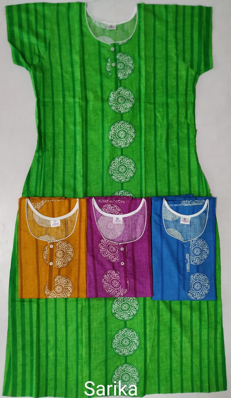 Cotton Nighty 110  Latest Fancy Designer Printed Nightsuits Collection